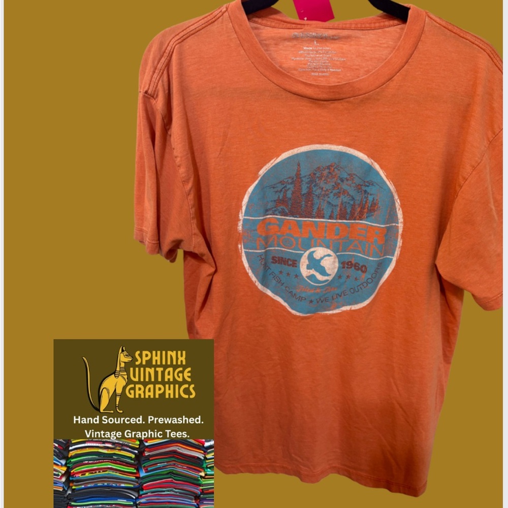 Vintage Gander Mountain Rust Graphic Short Sleeve Tee
